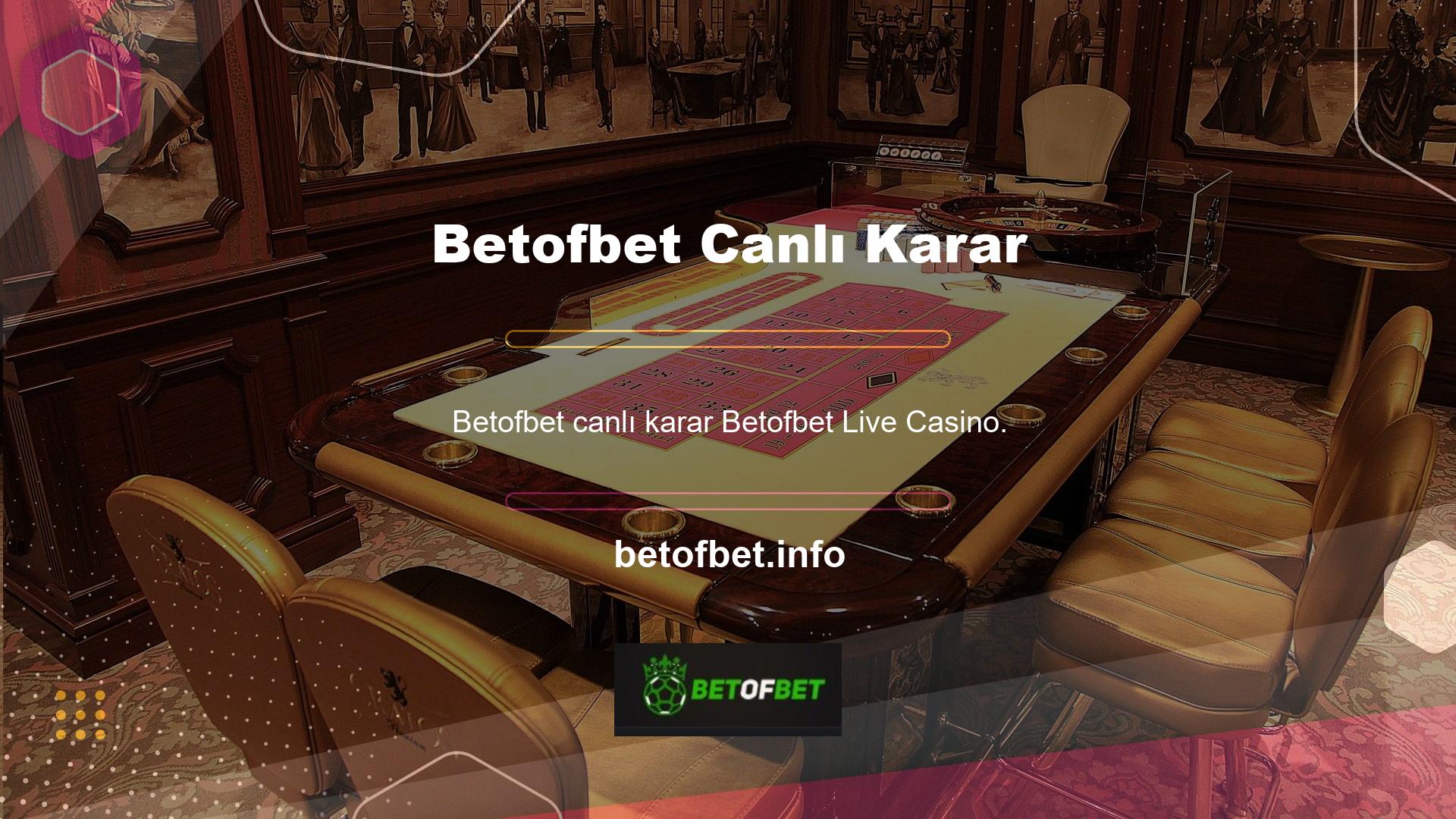 Live Casino oynamaya karar verirken, önerilen hareketimiz güvenli bir site seçmektir